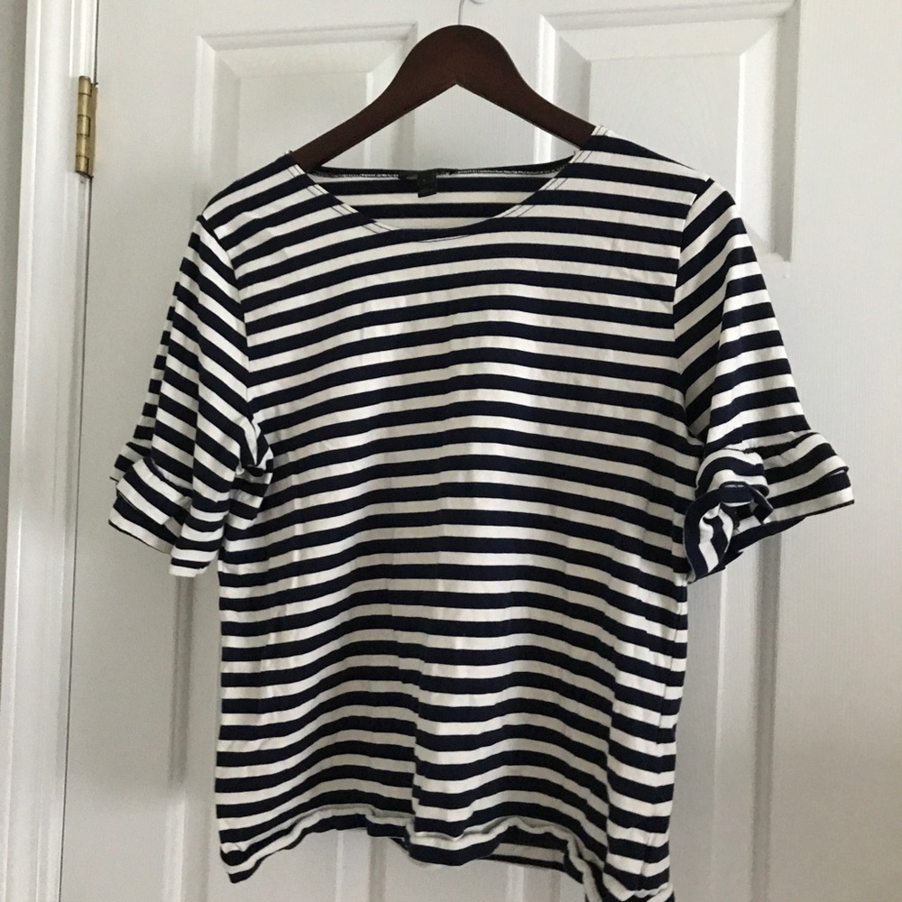 JCrew Ruffle Top